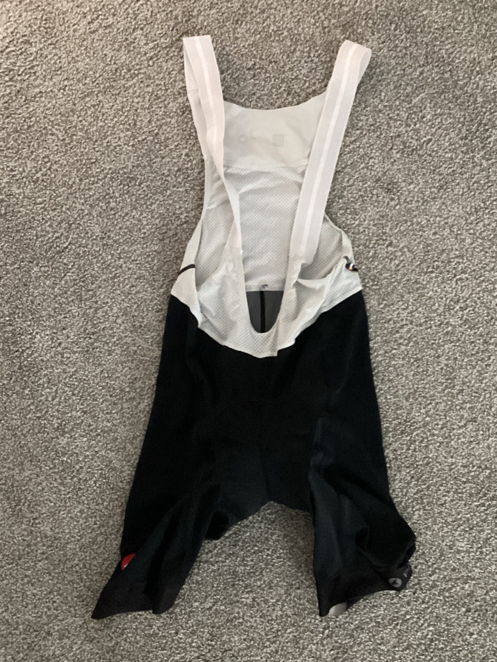 Pactimo Light Gray and White Men's Cycling bib